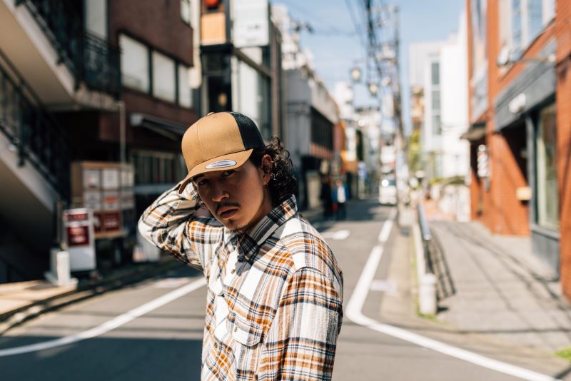 6 Panel Vintage Kappe "Trucker" Flexfit | 6606/6606T