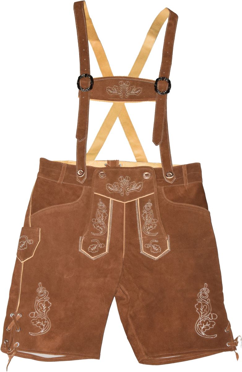 Herren Lederhose kurz Leather Trousers short/men