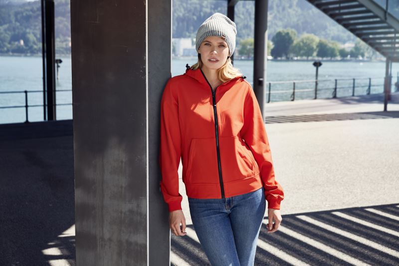 Damen 2-Lagen Kapuzen Softshell Jacke Daiber | JN 1145