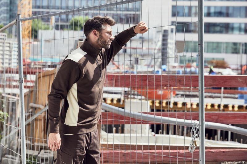 Workwear Sweater 1/4 Zip - Color Daiber | JN 868