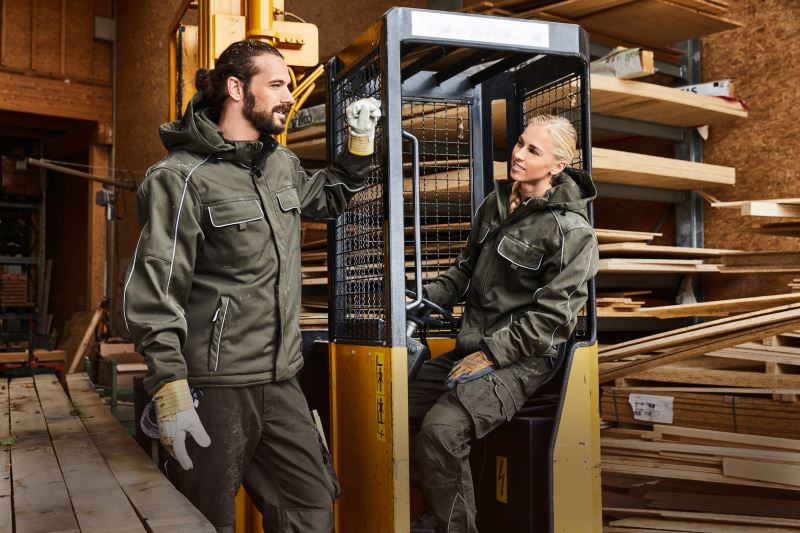Workwear Softshell Padded Jacke - Solid Daiber | JN 886