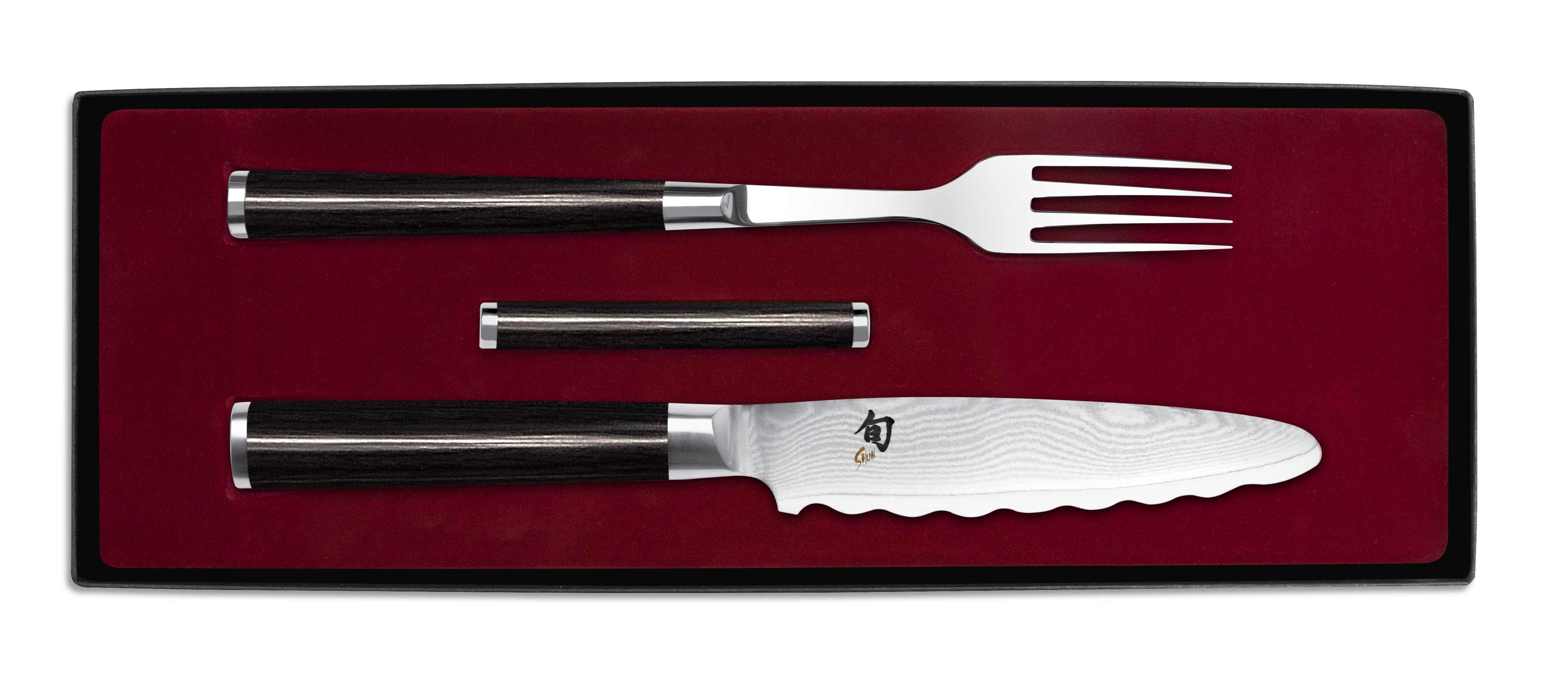 Besteck-Set Gabel + Allzweckmesser + Besteckbänk SHUN Classic Sets